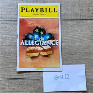 PLAYBILL Allegiance (OBC)